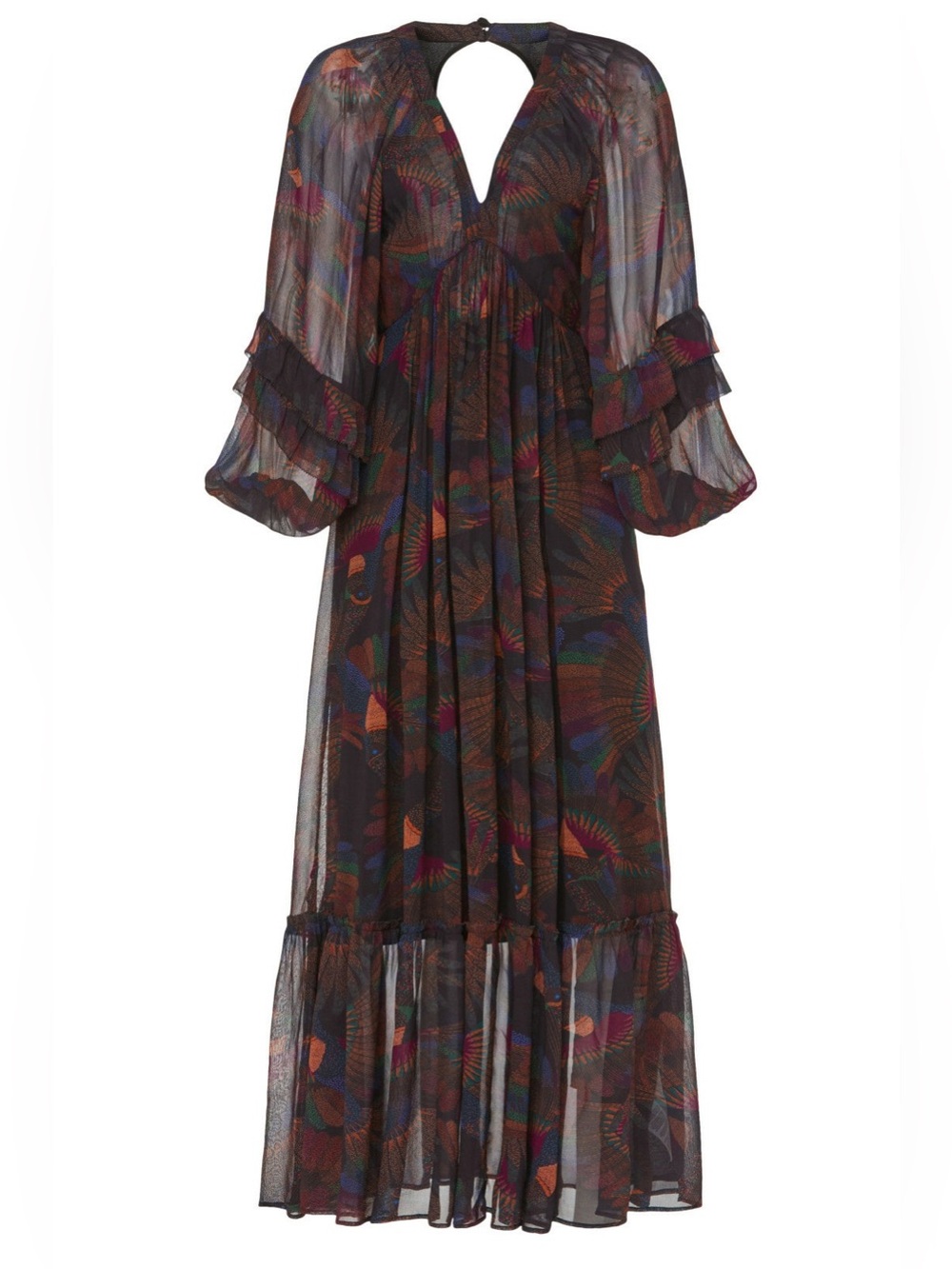 Farm Rio Borogodo Toucan Gown Size XL - Picture 5 of 15